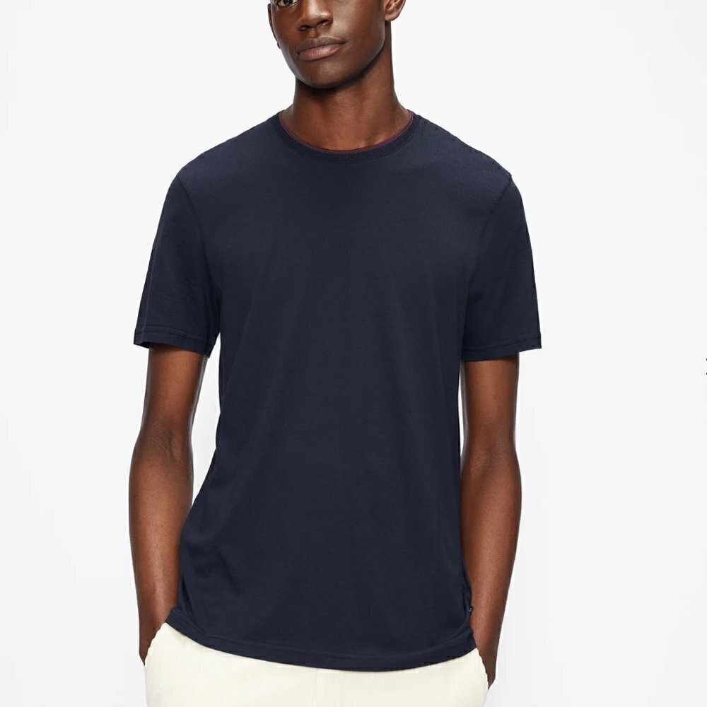 Ted Baker "Helpa" Navy short sleeve T-shirt size 5